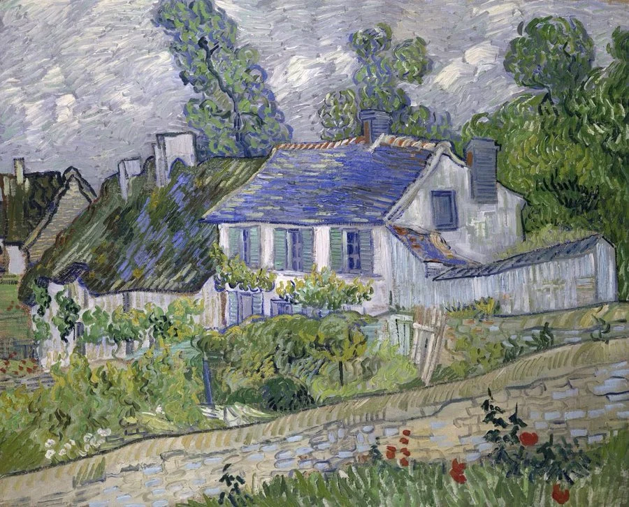 Houses at Hovers Vincent Van Gogh. (1853 - 1890)