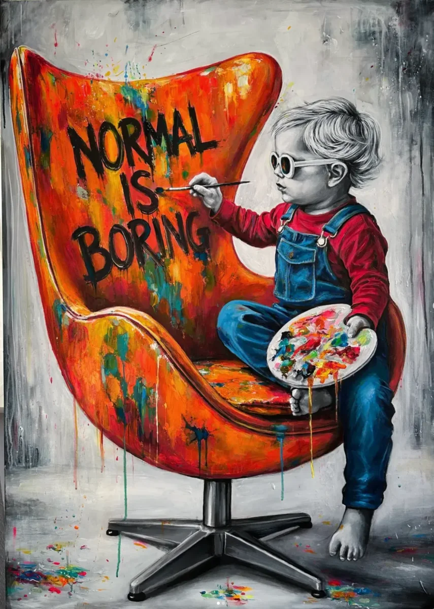 Share from: Natmir Lura @natmir_lura Instagram I share his sentiment, "Normal Is Boring" Get out of...