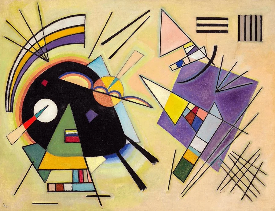 Wassily Kadinsky (1866 -1944) Black & Violet 1923