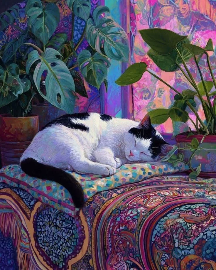 Wow! Very colorful Cat. Detailed!