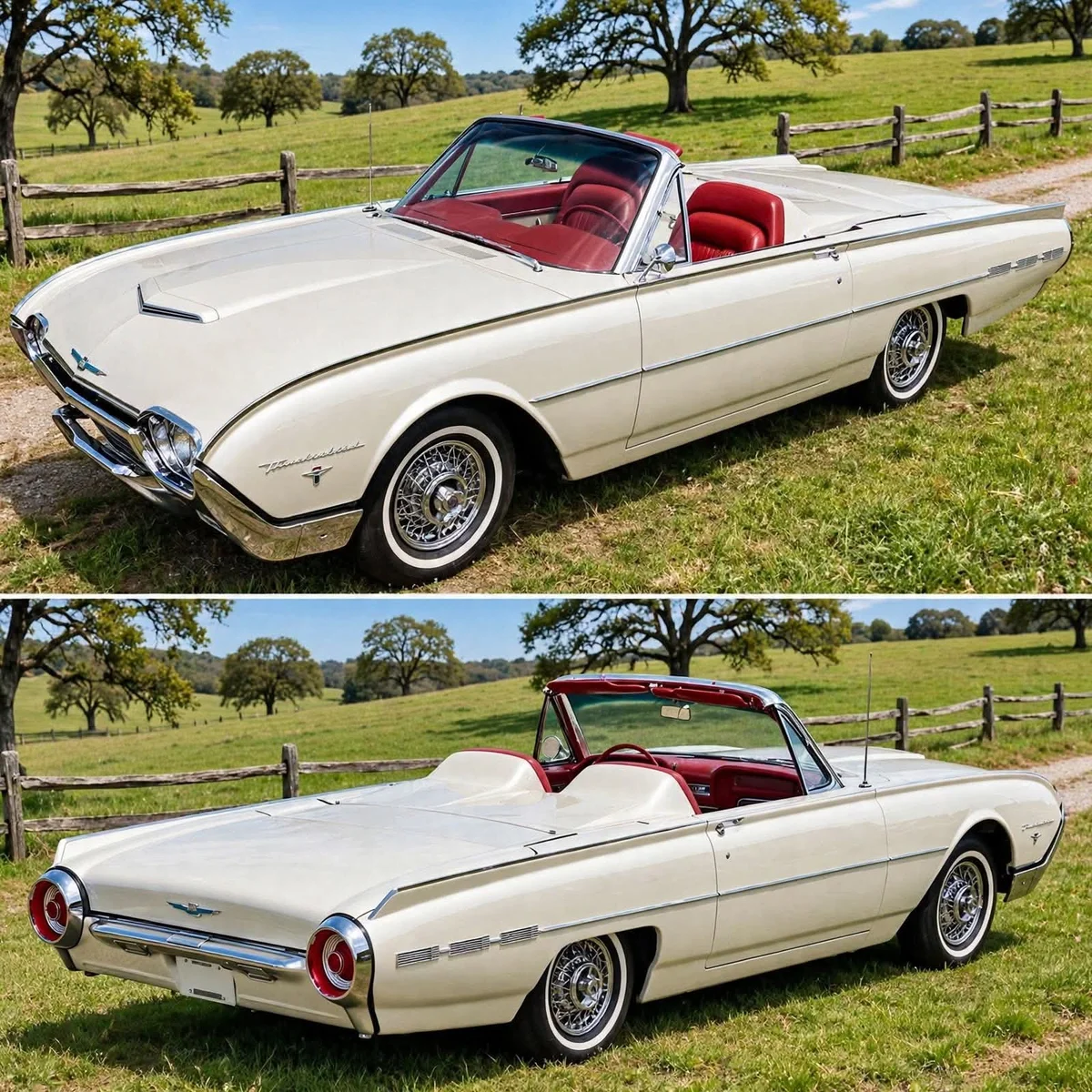Nice 62 Thunderbird Convertible.