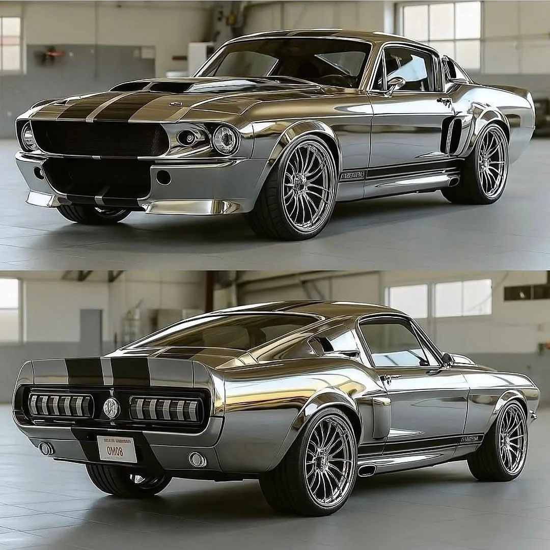 I wonder what year this "all chrome" Shelby GT500, is?