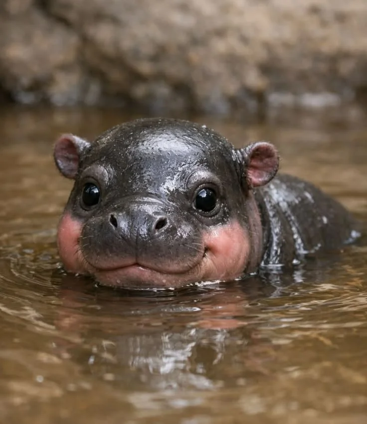 He looks so Happy! ?