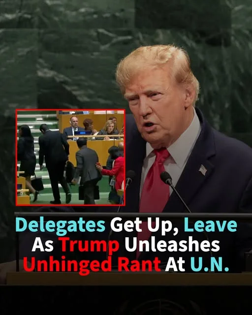 Silence. Then two walkouts. That's how President Donald Trump's Tuesday address to the United Natio...
