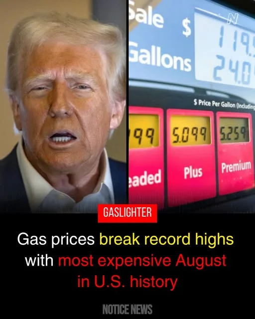 This is a DISGRACE. Trump promised gas would get cheaper. Instead, we just lived through the most e...