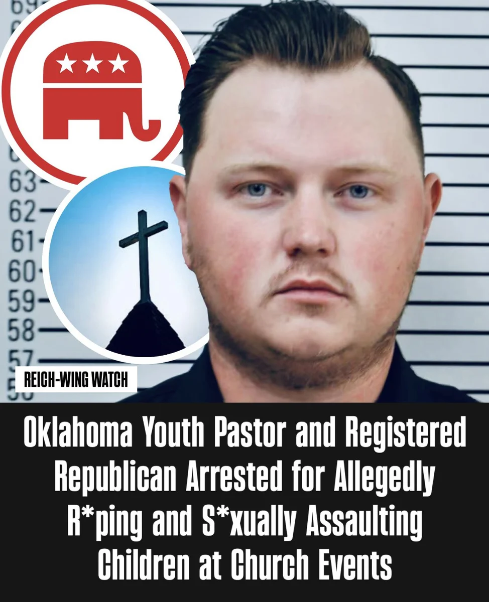 Andrew Paul Benton, 27, a registered Republican and Pentecostal youth pastor in Duncan, OK, is char...