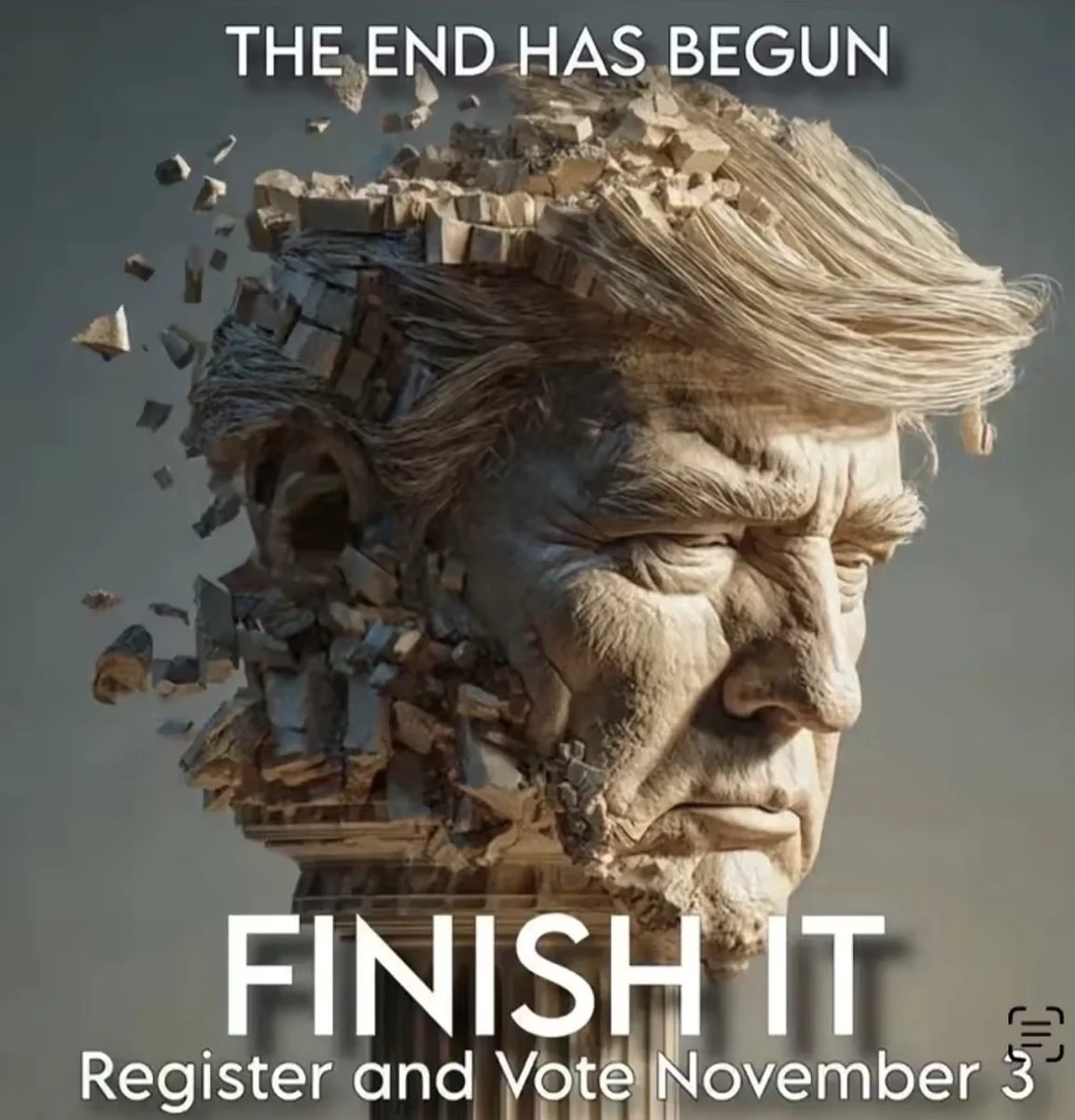 I'm begging you, VOTE BLUE to end this nightmare.